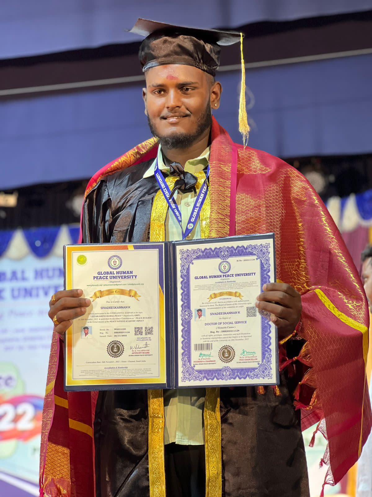 Honorary Doctorate Award Ceremony